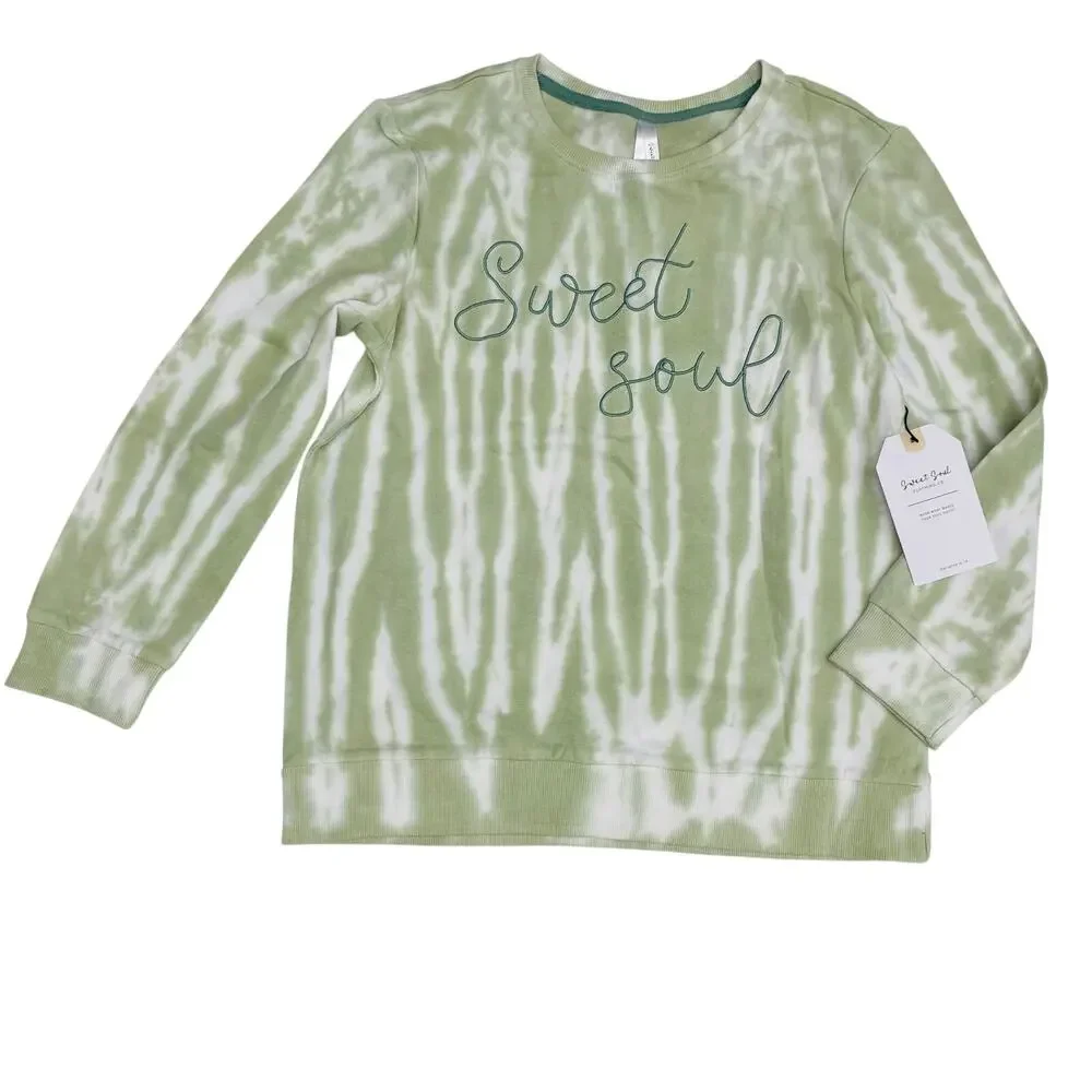 NWT Sweet Soul Size L (10-12) Mint Sweatshirt